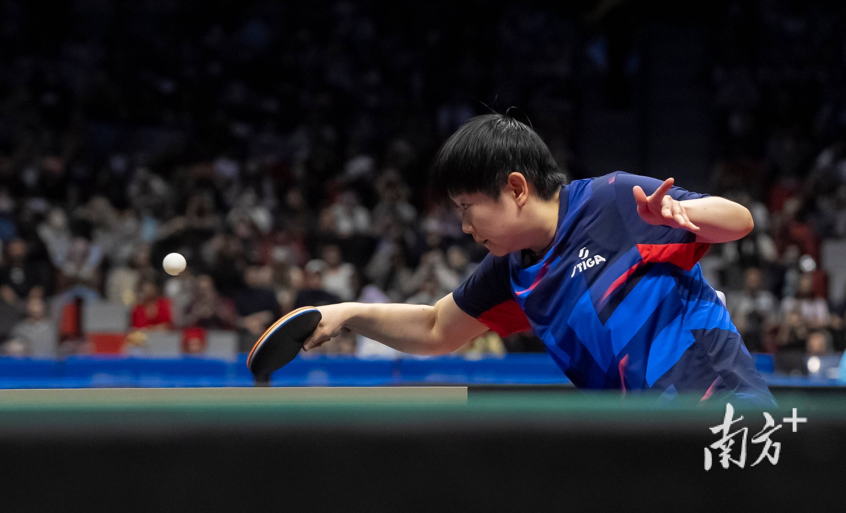 开云下载-孙颖莎王曼昱决赛见！孙颖莎：希望不留遺(yí)憾