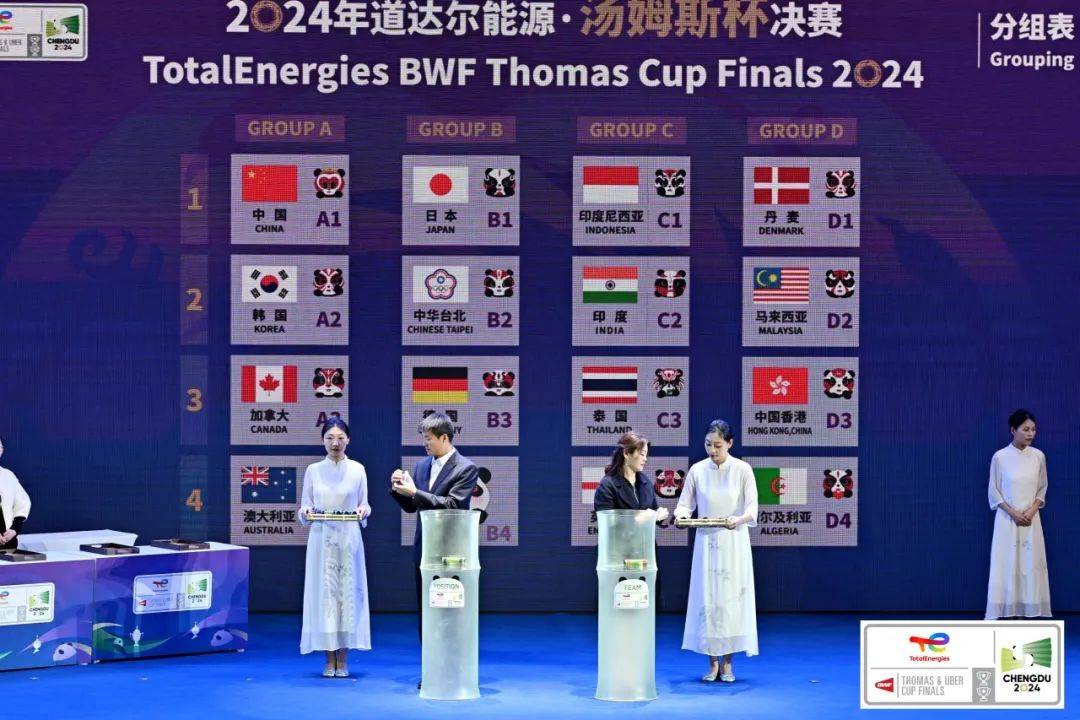 开云-2024汤尤杯赛抽签出爐(lú)/購(gòu)票方式 羽毛球世界最高级别赛事(shì)4月打响