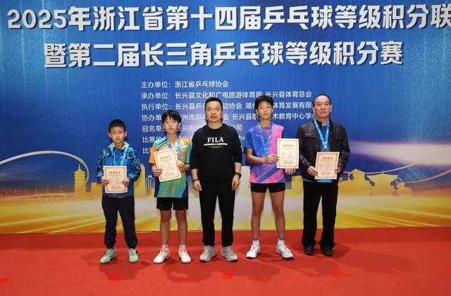 开云下载-“新城环保杯”2025年浙江(jiāng)省第(dì)十四(sì)屆(jiè)乒(pīng)乓球等級(jí)积分联赛(长兴站)暨第(dì)二屆(jiè)长三(sān)角乒(pīng)乓球等級(jí)积分赛落幕