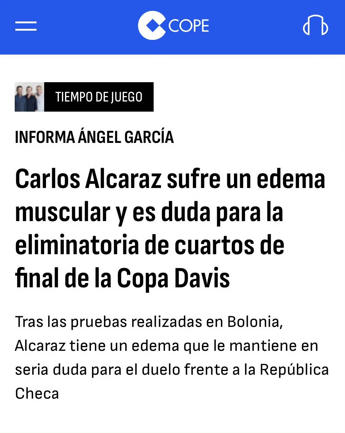 开云-阿(ā)尔卡拉斯因(yīn)伤退出戴维斯杯